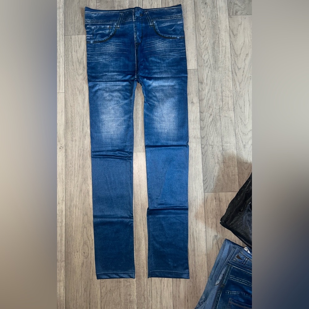 Genie Women's Blue Denim Jeggings